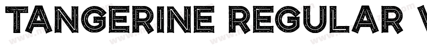 Tangerine Regular Version 1006Fon字体转换